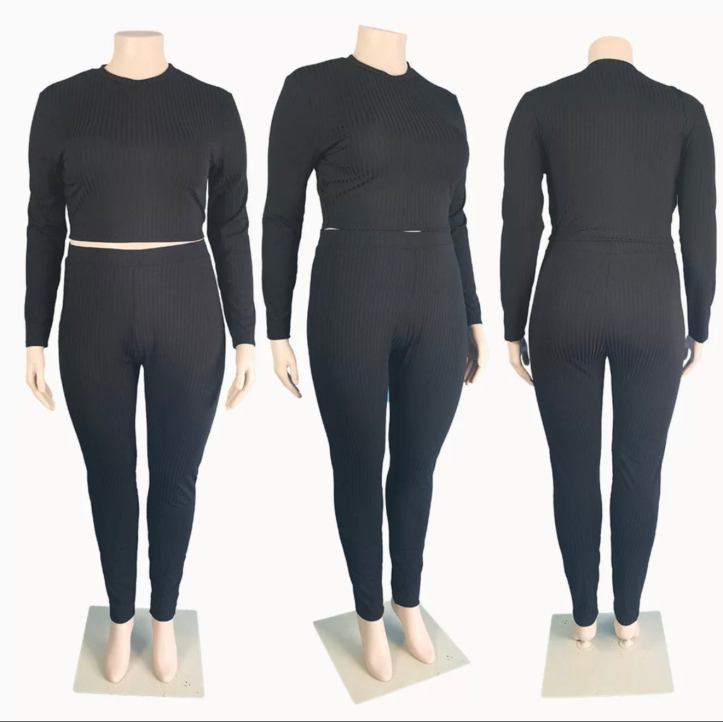 PLüsch Mock Neck Legging Set
