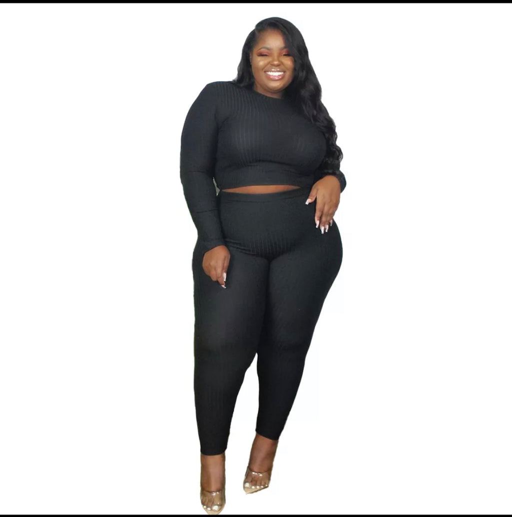 PLüsch Mock Neck Legging Set