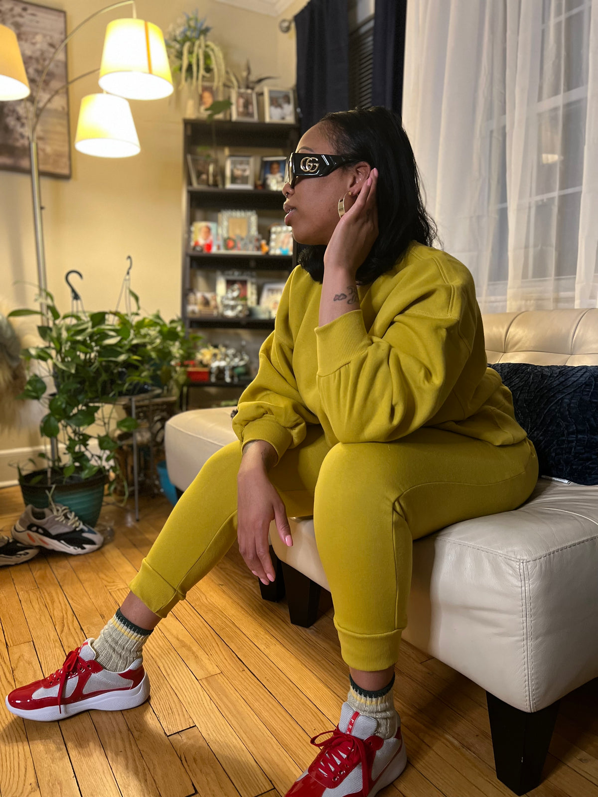 Plüsch Ballon Sweatsuit Set