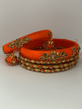 PLüsch Jewelry  Statement Bangles detailed in gold