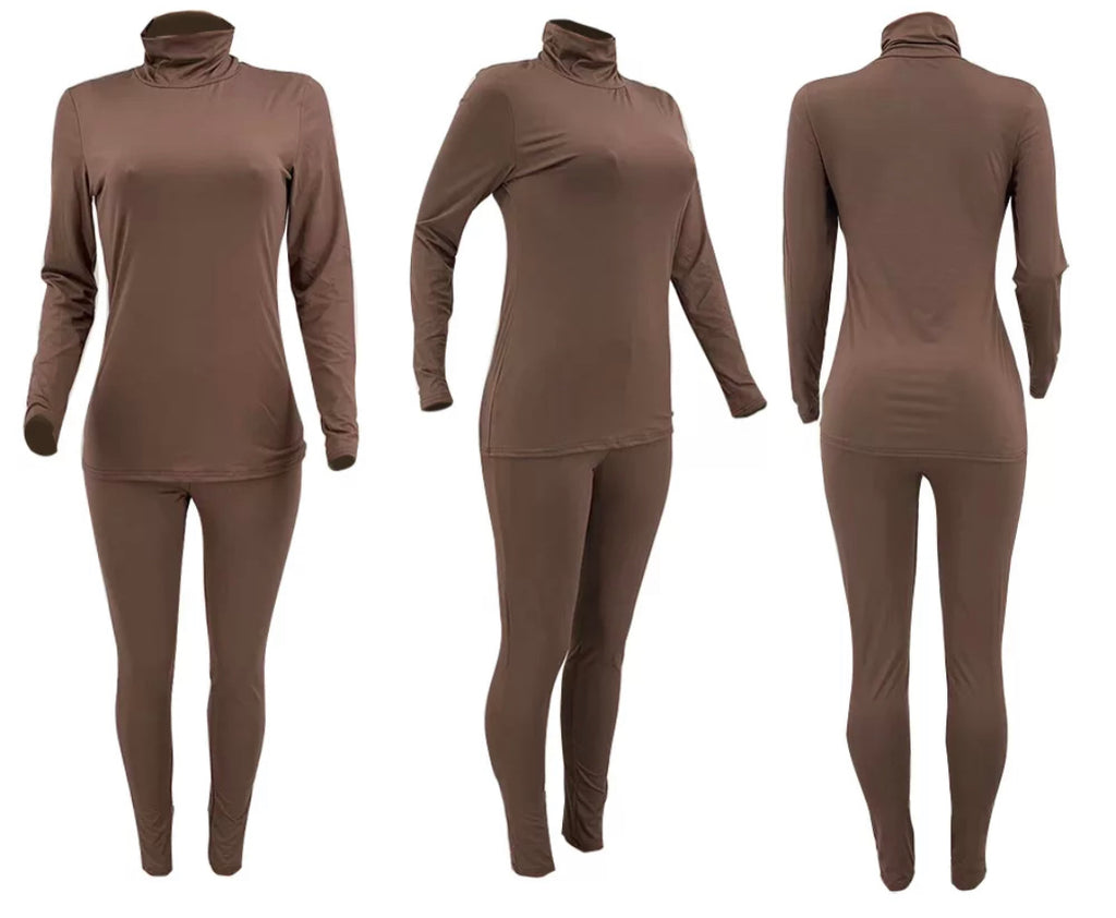 PLüsch Mock Neck Legging Set