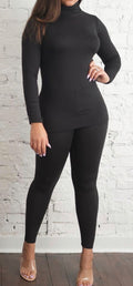 PLüsch Bodycon Turtleneck Legging Set